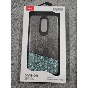 Phone Case For LG Escape Plus, LG Aristo 4 Zizo Division Series Silver And Blue